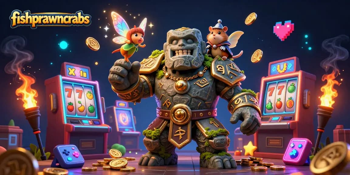 Experience the excitement of fishprawncrabs with a fantastical slot machine adventure featuring magical characters.
