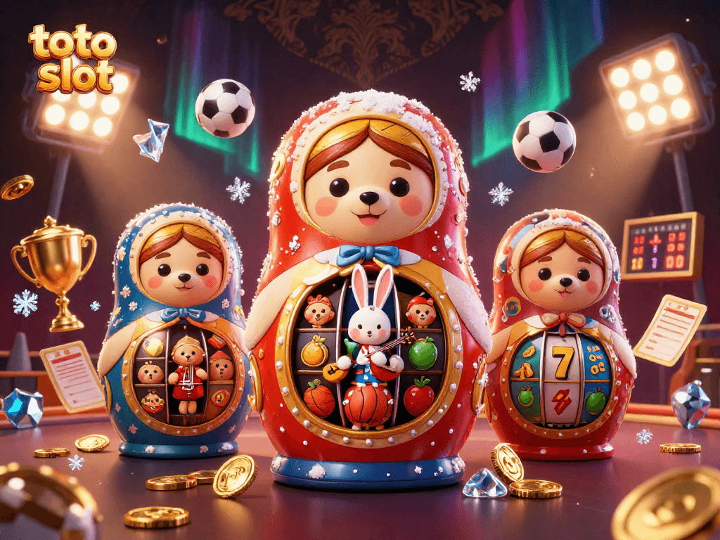 Mainkan toto slot dengan karakter lucu dan elemen kasino yang kaya detail