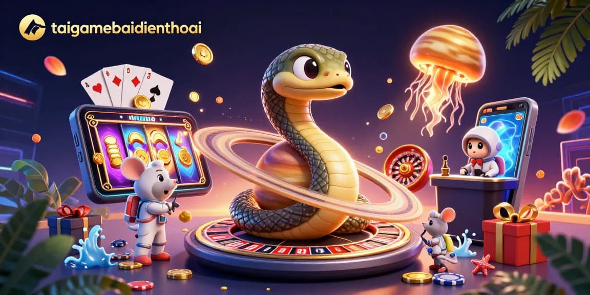Experience the thrill of taigamebaidienthoai with astronauts betting in a cosmic casino.