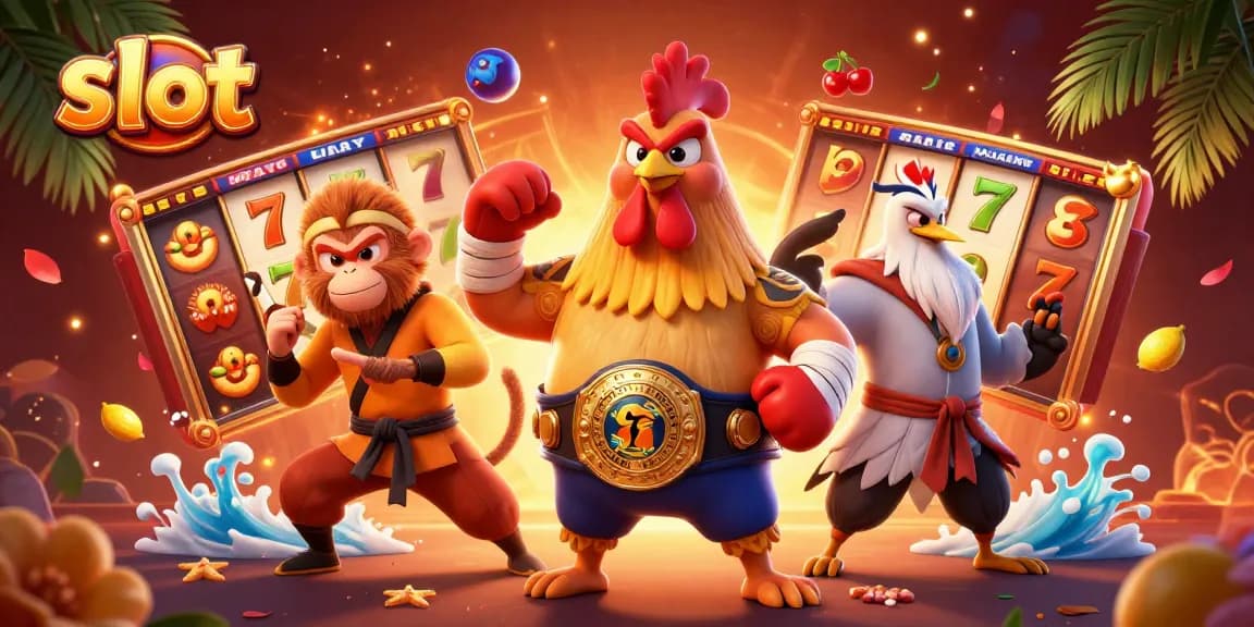 Memenangkan slot gacor dengan simbol keberuntungan dan karakter khas yang dinamis di panggung kasino.