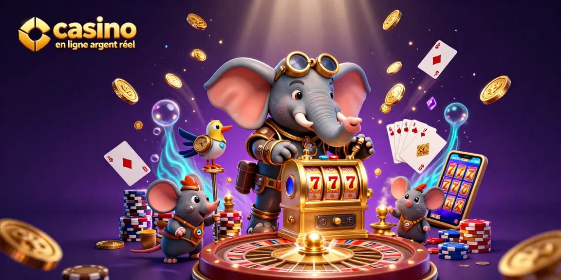 Profitez d'une expérience captivante avec casino en ligne argent réel au sein de machines à sous dorées et de jeux animés.