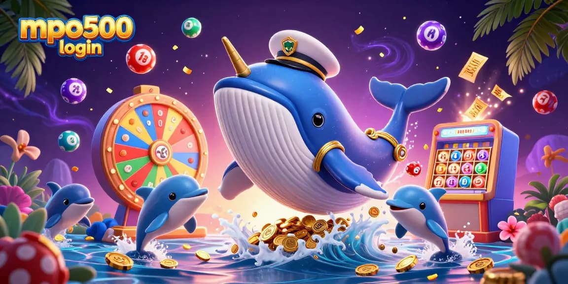 Experience the excitement of mpo500 login with dynamic 3D casino characters and game elements.