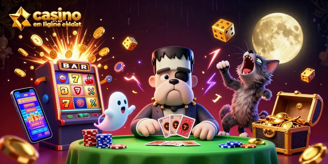 Action rapide avec casino en ligne retrait immédiat, illustrant des jeux et gains dynamiques.