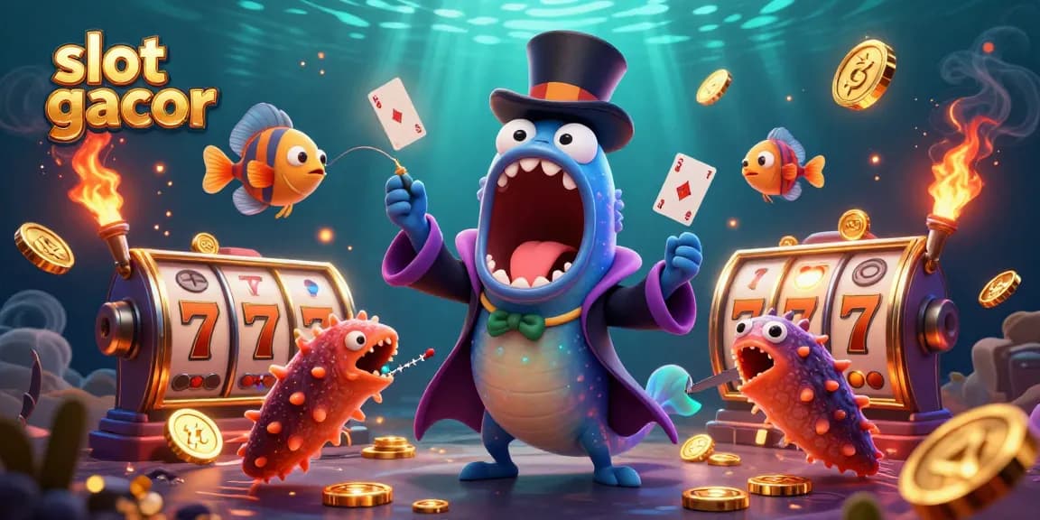 Permainan slot gacor dimulai dengan aksi mencengangkan dari makhluk laut, mempesona dan menguntungkan.