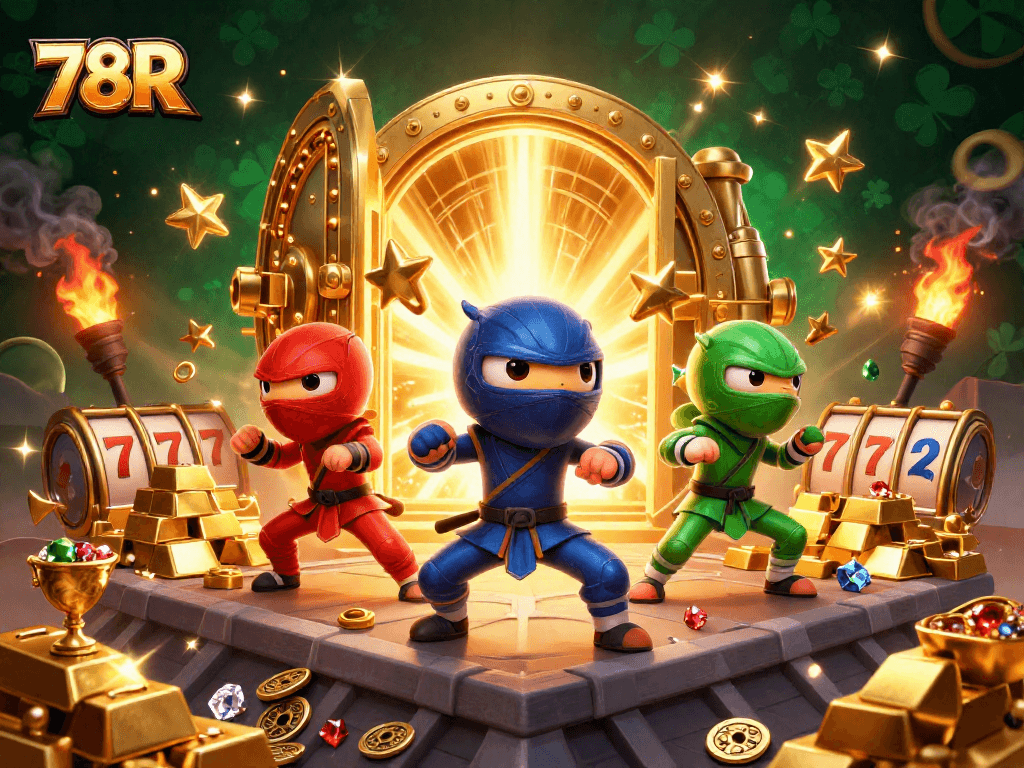Explore o emocionante mundo de 78R e suas apostas com os ninjas chameleon em ação!