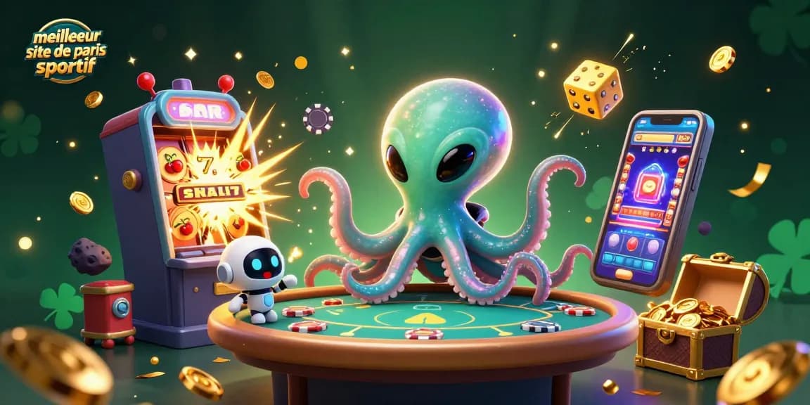 Découvrez le meilleur site de paris sportif avec des personnages de casino du futur en action.