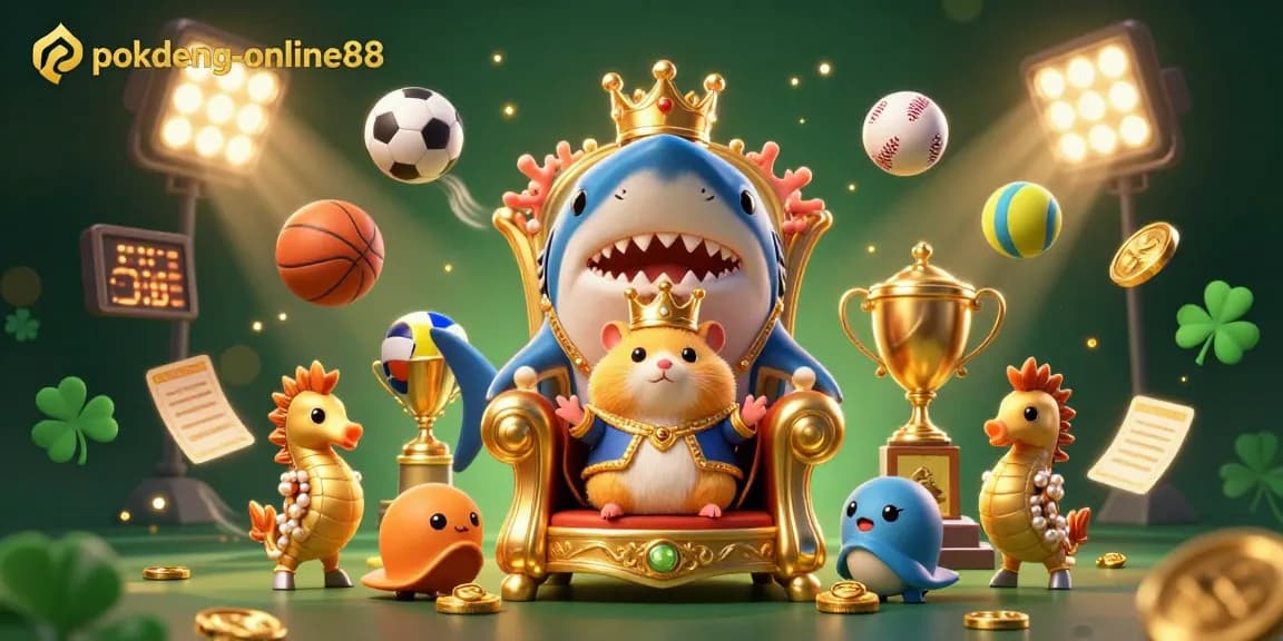 Engage with the thrilling world of pokdeng-online88 as the golden hamster king reigns amidst dynamic actions.