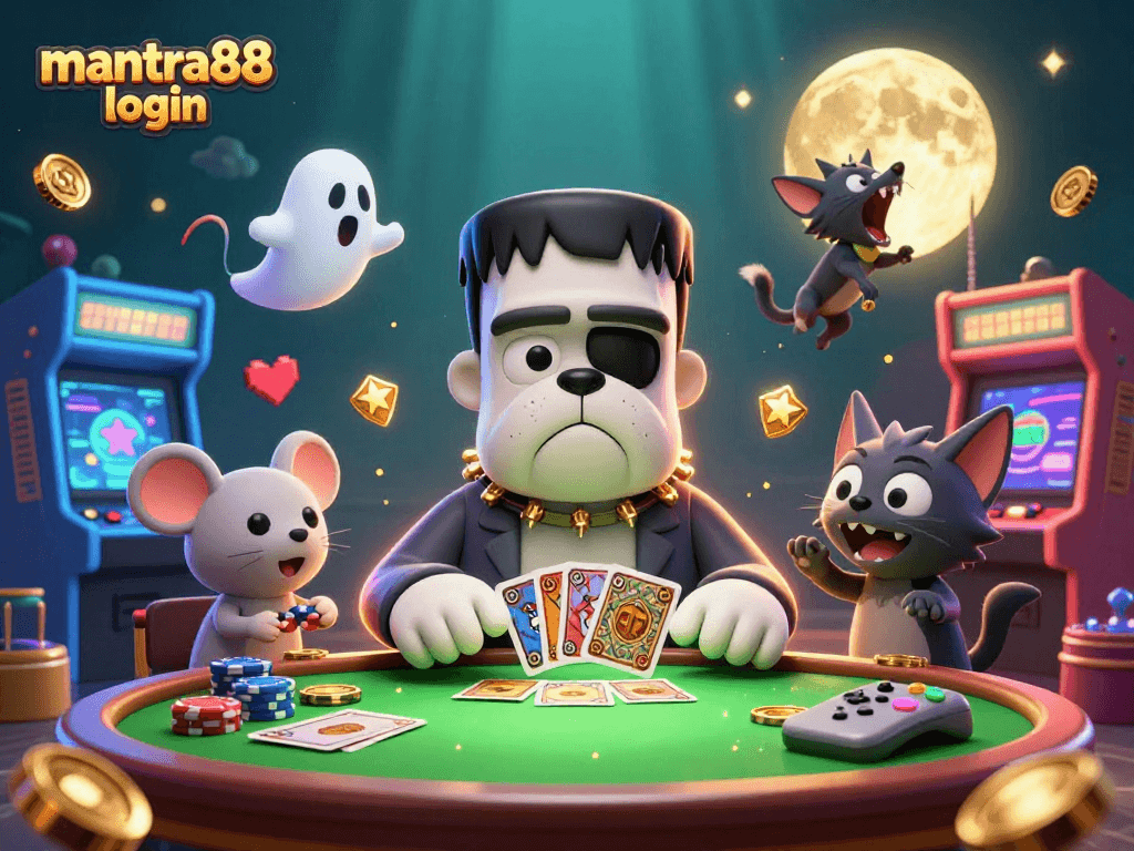 Interact with the fantastic mantra88 login experience featuring vibrant casino elements and a dynamic scene.