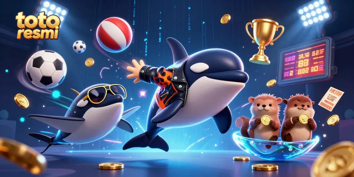 Toto resmi memberi pengalaman taruhan yang menggembirakan dengan orca kartun, stingray, dan keluarga berang-berang berhadiah emas.