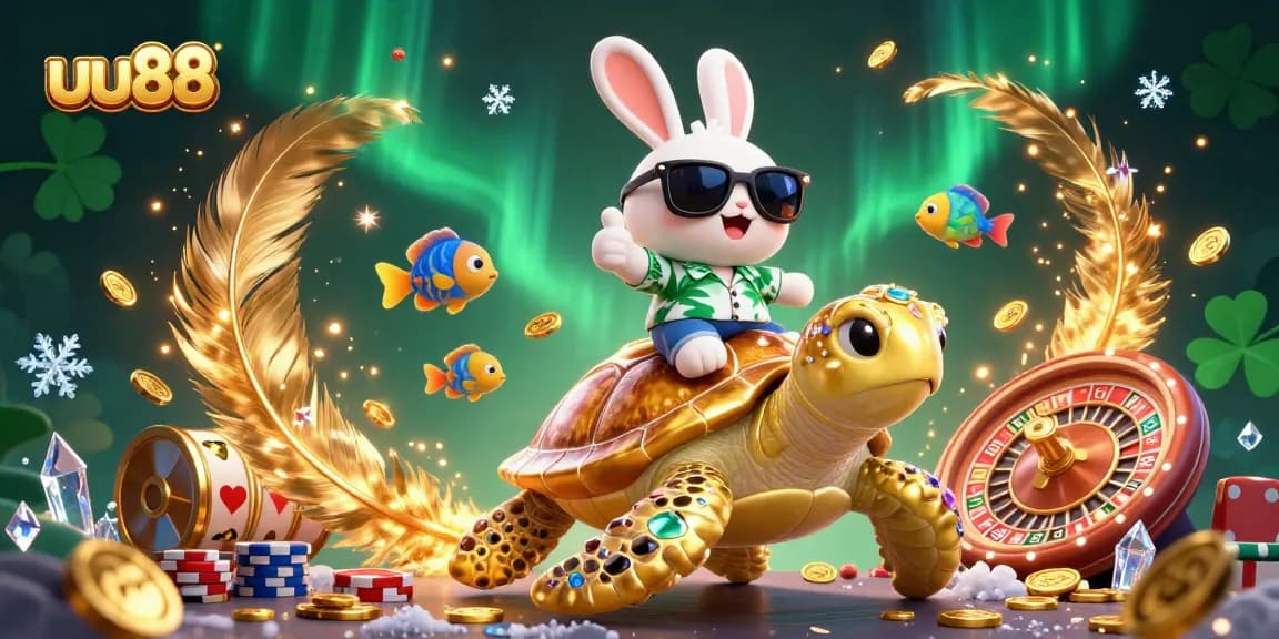 Experience thrilling gameplay at uu88 with vibrant casino elements and friendly characters.