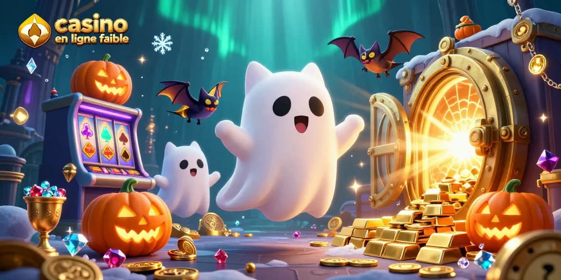Découvrez le jeu à "casino en ligne fiable" avec un chat fantôme et des éléments de jeu captivants.