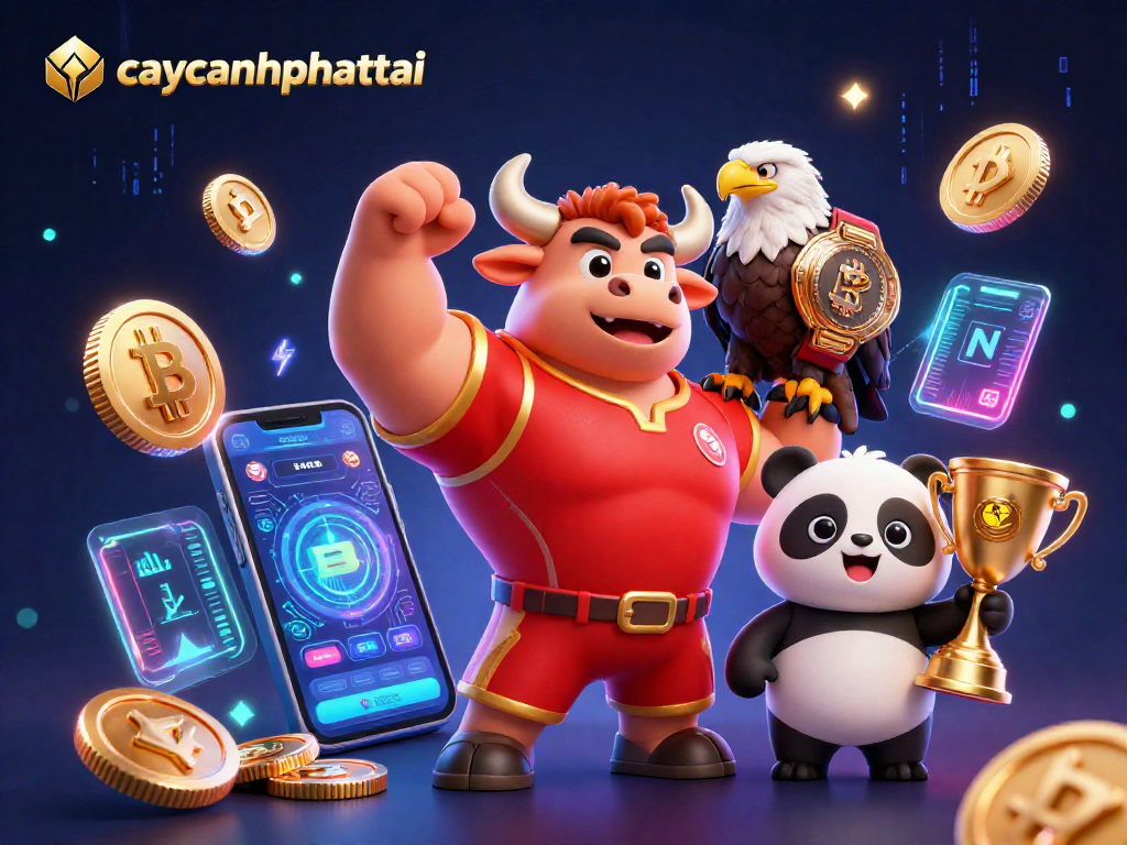 Engage with caycanhphattai's thrilling gameplay in stunning 3D cartoon action, showcasing victory and fortune.