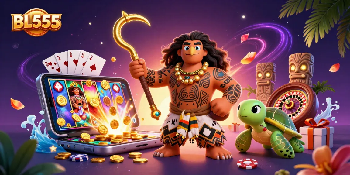 Experience exciting gameplay with BL555's vibrant slot games and rich 3D illustration elements.