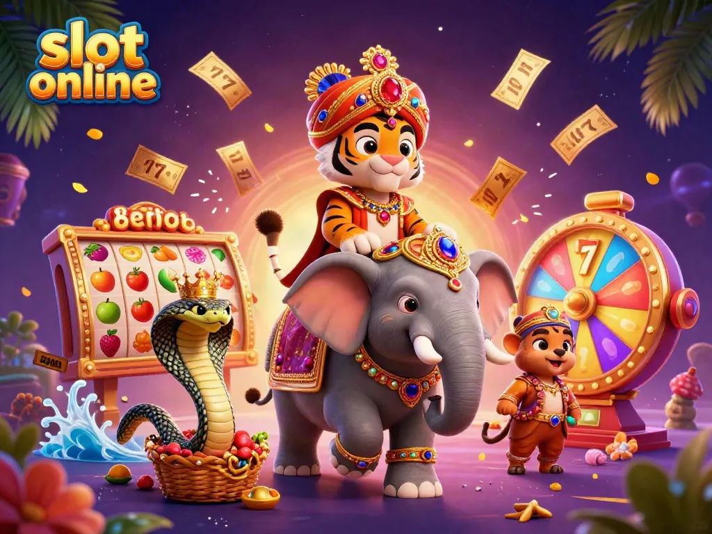 Engage with the excitement of slot online gameplay featuring vibrant characters and elements.