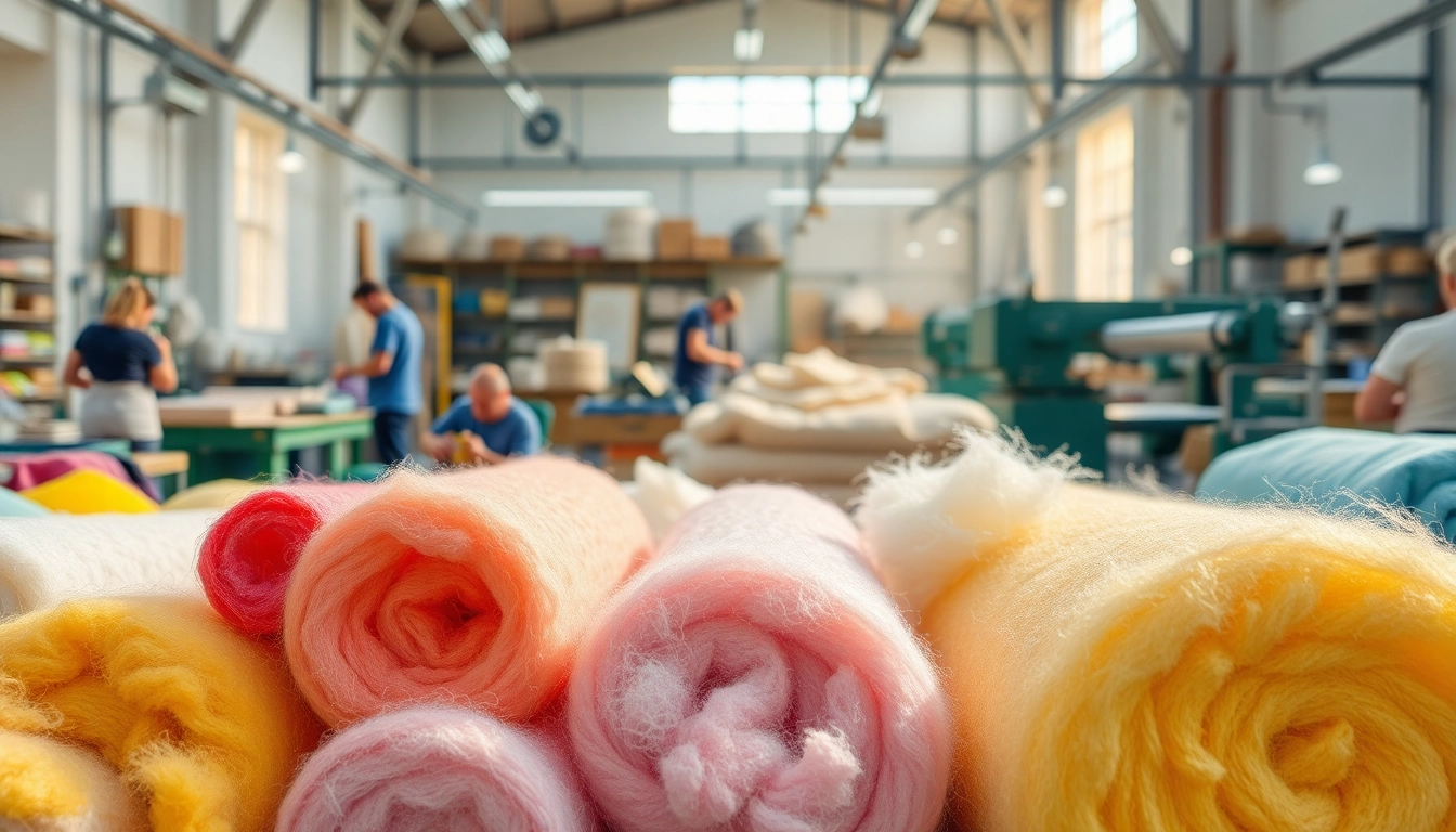 Explore fiberfill kwantum materials essential for quality fabric production.