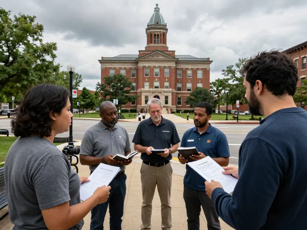 Discussion on Marietta DUI arrests outside courthouse with legal documents