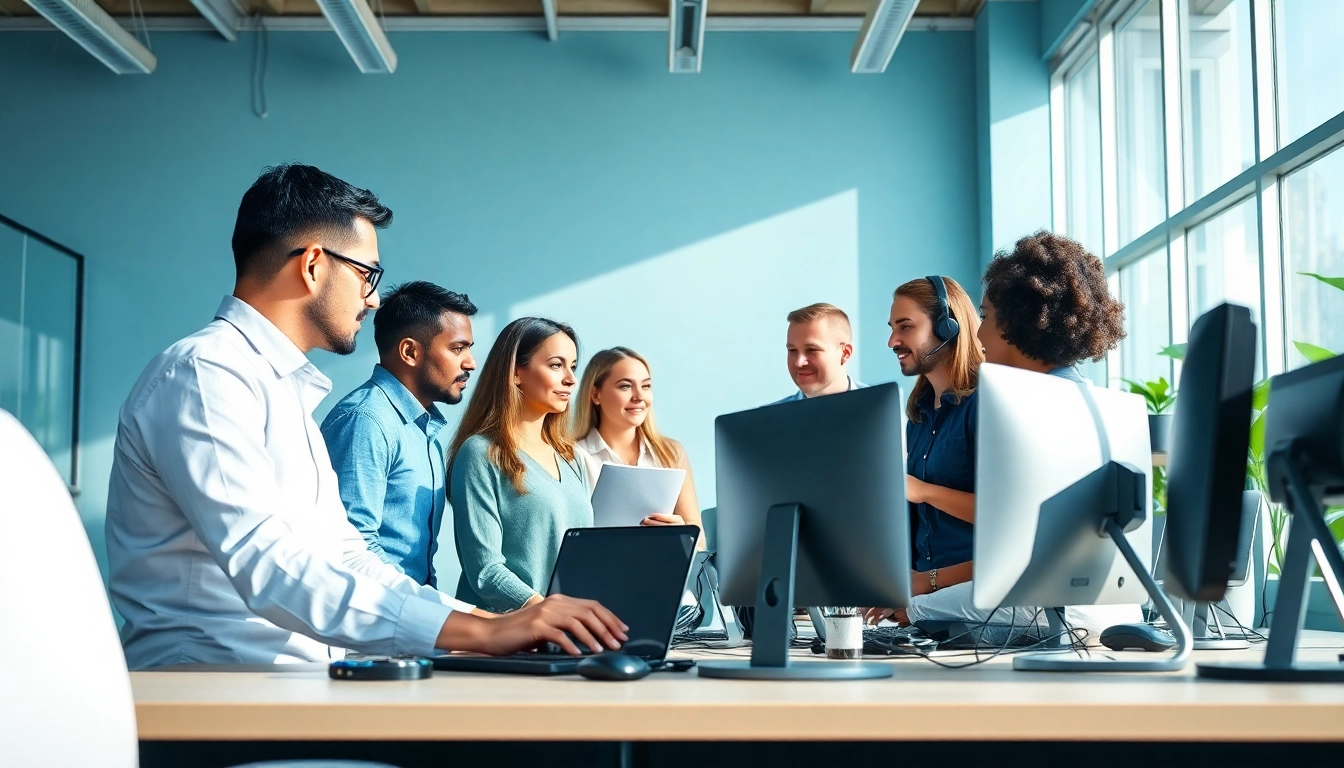 Enhancing business efficiency with it support services for small business in a collaborative office environment.