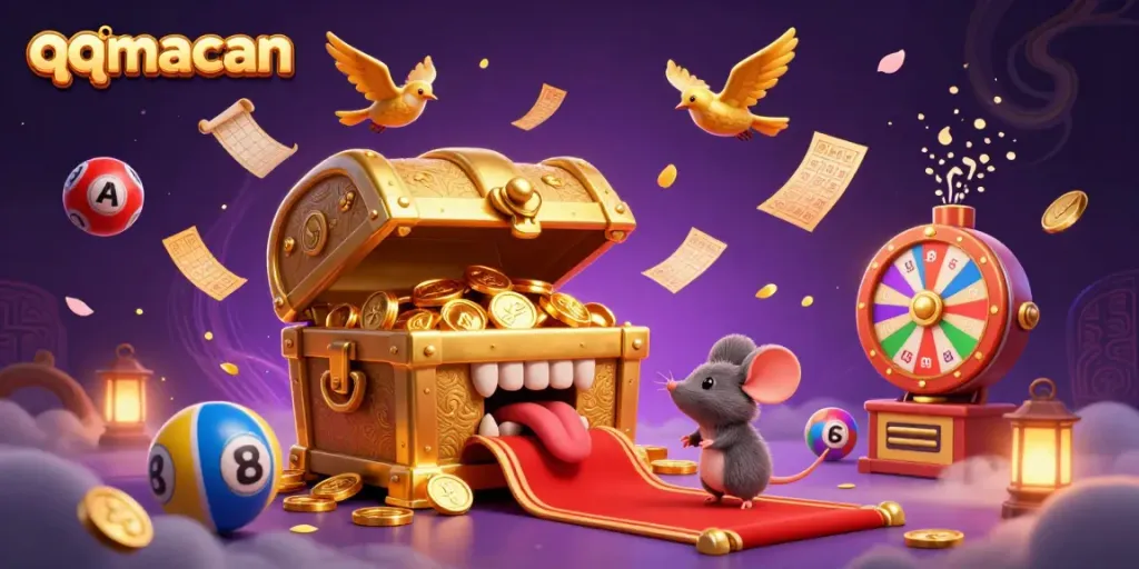Experience thrilling gameplay at qqmacan with dynamic lottery elements and rich casino visuals.