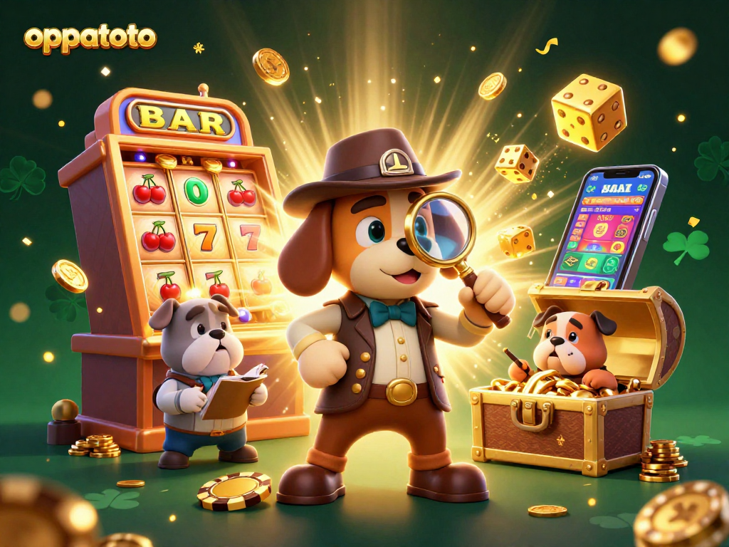 Join oppatoto's thrilling adventure with a detective duo exploring sizzling slots and treasures.