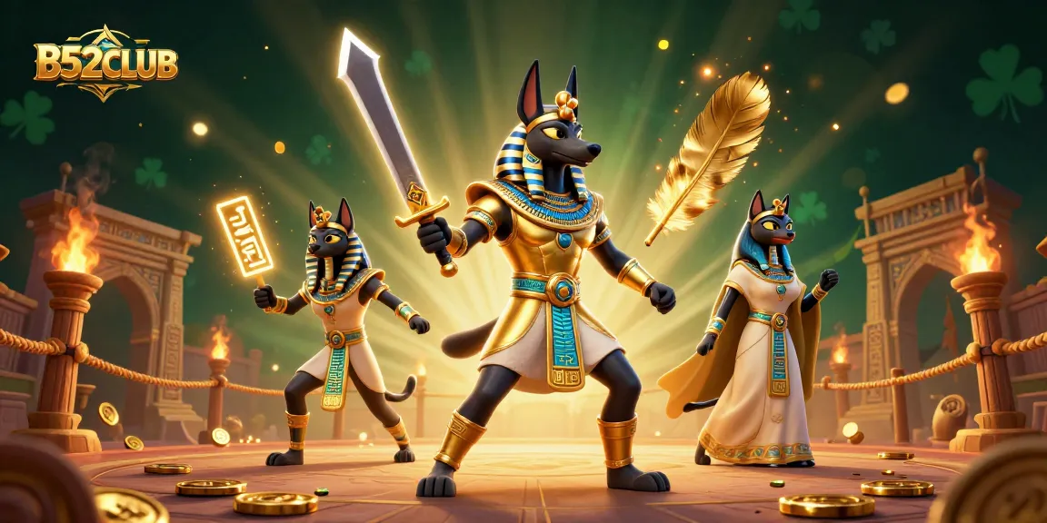 Experience thrilling adventures with B52CLUB in a vibrant casino scene filled with gold coins and dynamic action.